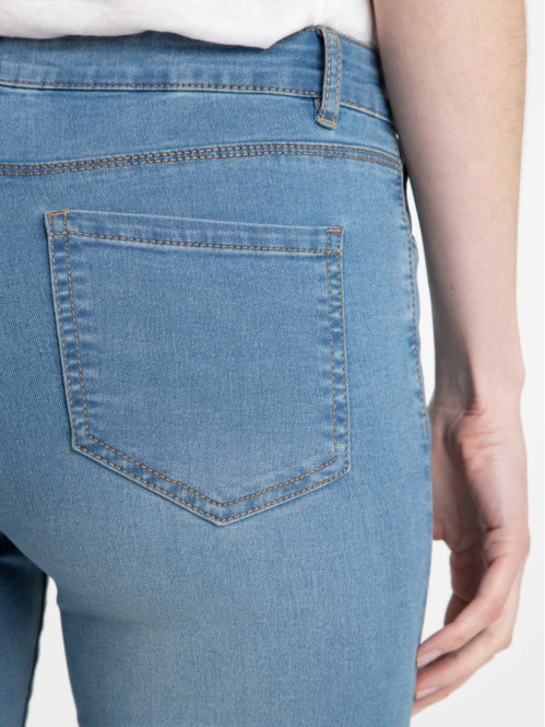 Jean skinny 7/8ème bleached...