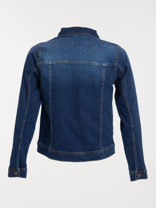 Veste en jean stone femme