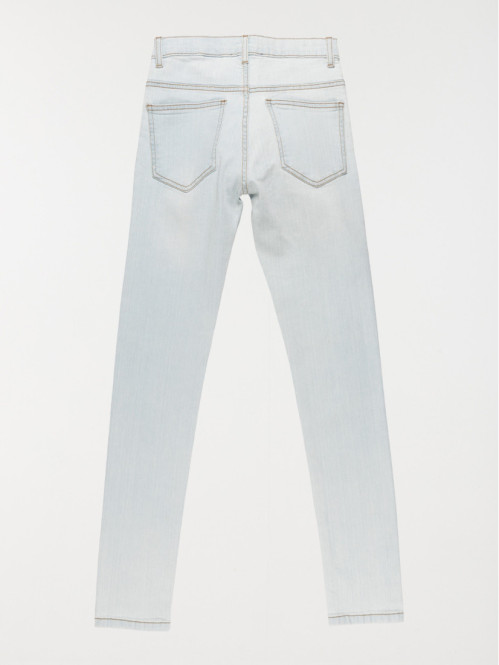 Jean skinny bleach denim...