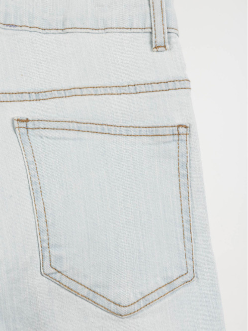 Jean skinny bleach denim...
