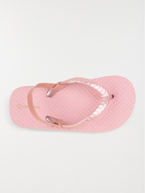 Tongs rose fille (24-30) Tongs rose fille (24-30)