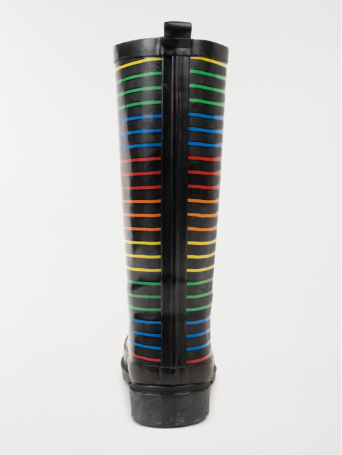 Bottes de pluie femme à rayures (36-41)