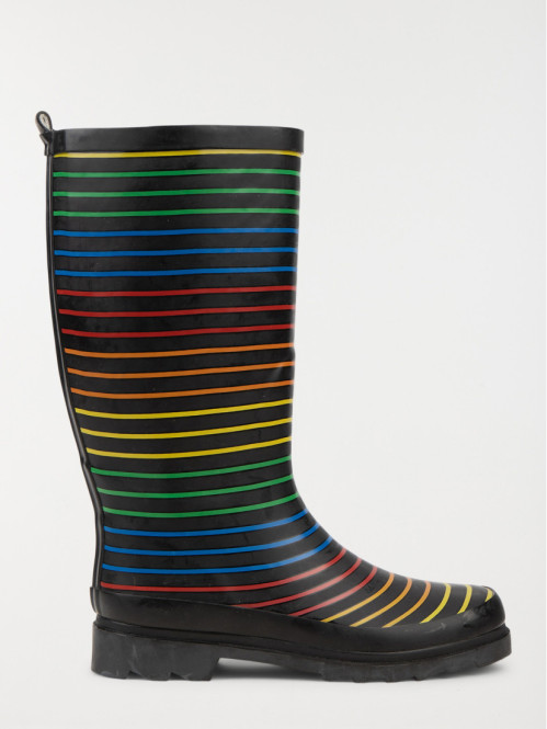 Bottes de pluie femme à rayures (36-41)