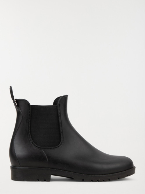 Bottines de pluie noires...