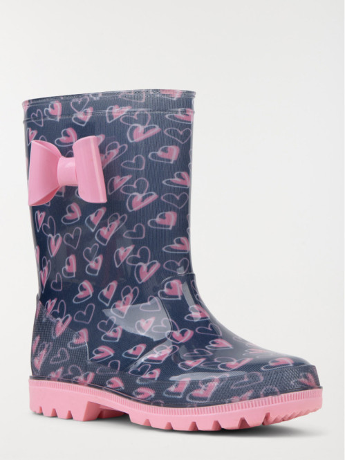 Botte de pluie fille noeud (31-35) Botte de pluie fille noeud (31-35)