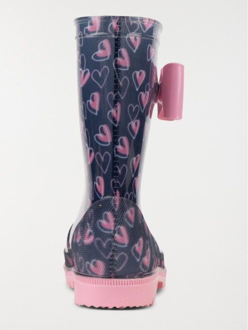 Botte de pluie fille noeud (31-35) Botte de pluie fille noeud (31-35)