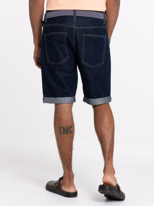 Bermuda jean brut coupe...