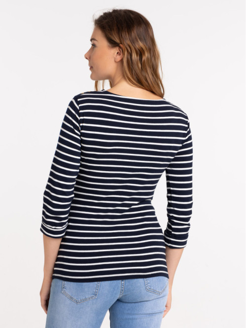 Tee-shirt rayé maternité femme