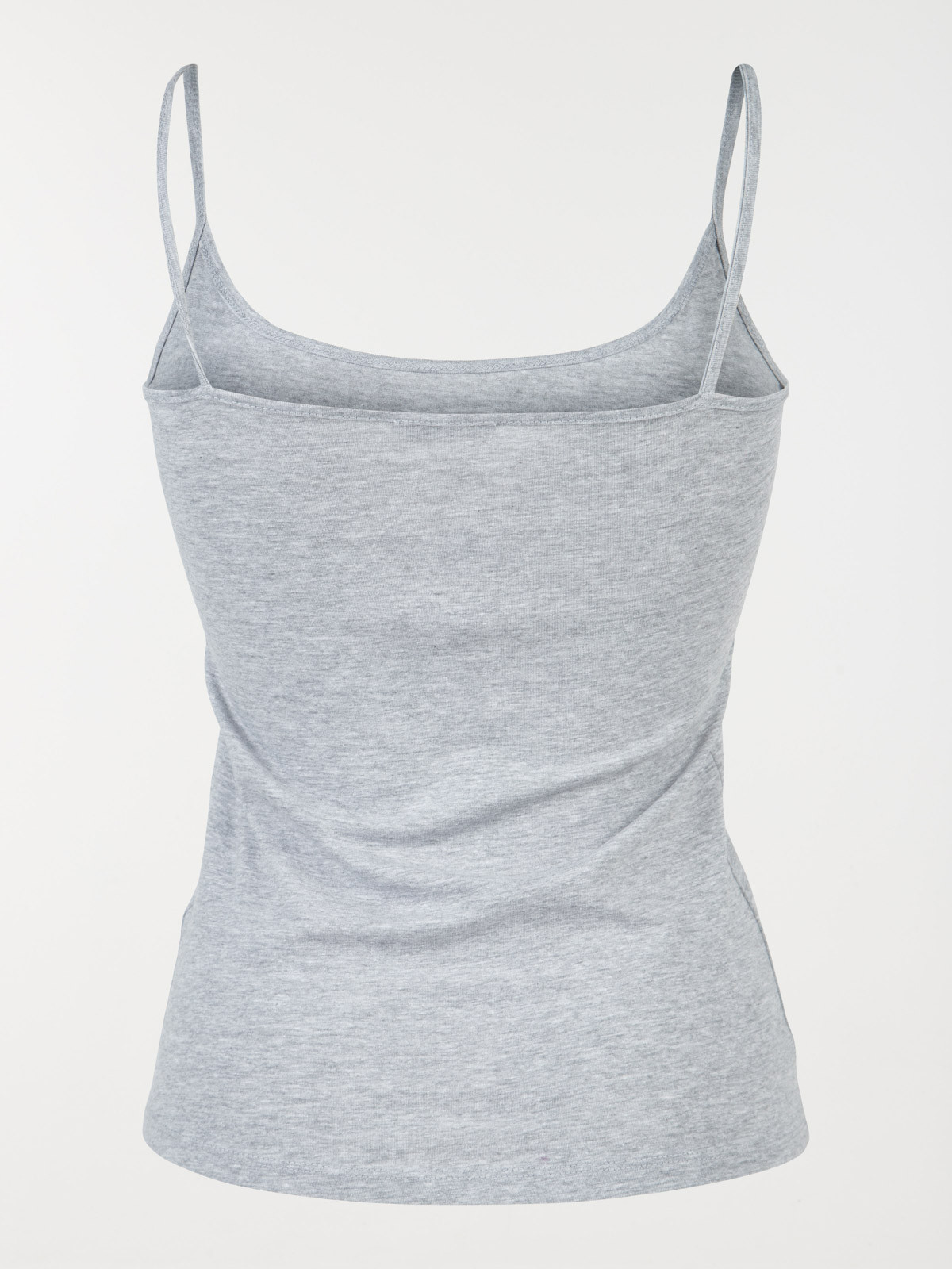 Débardeur bretelles gris chiné femme Débardeur bretelles gris chiné femme