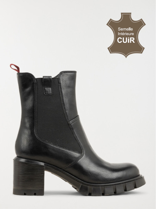 Boots noires femme (36-41)