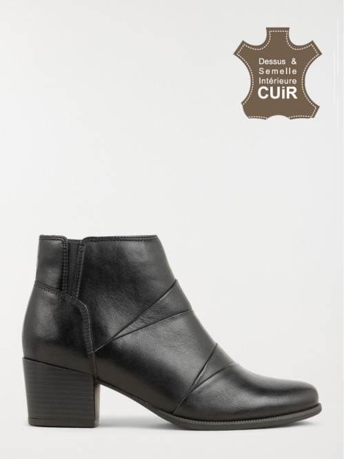 Bottines noires talons...