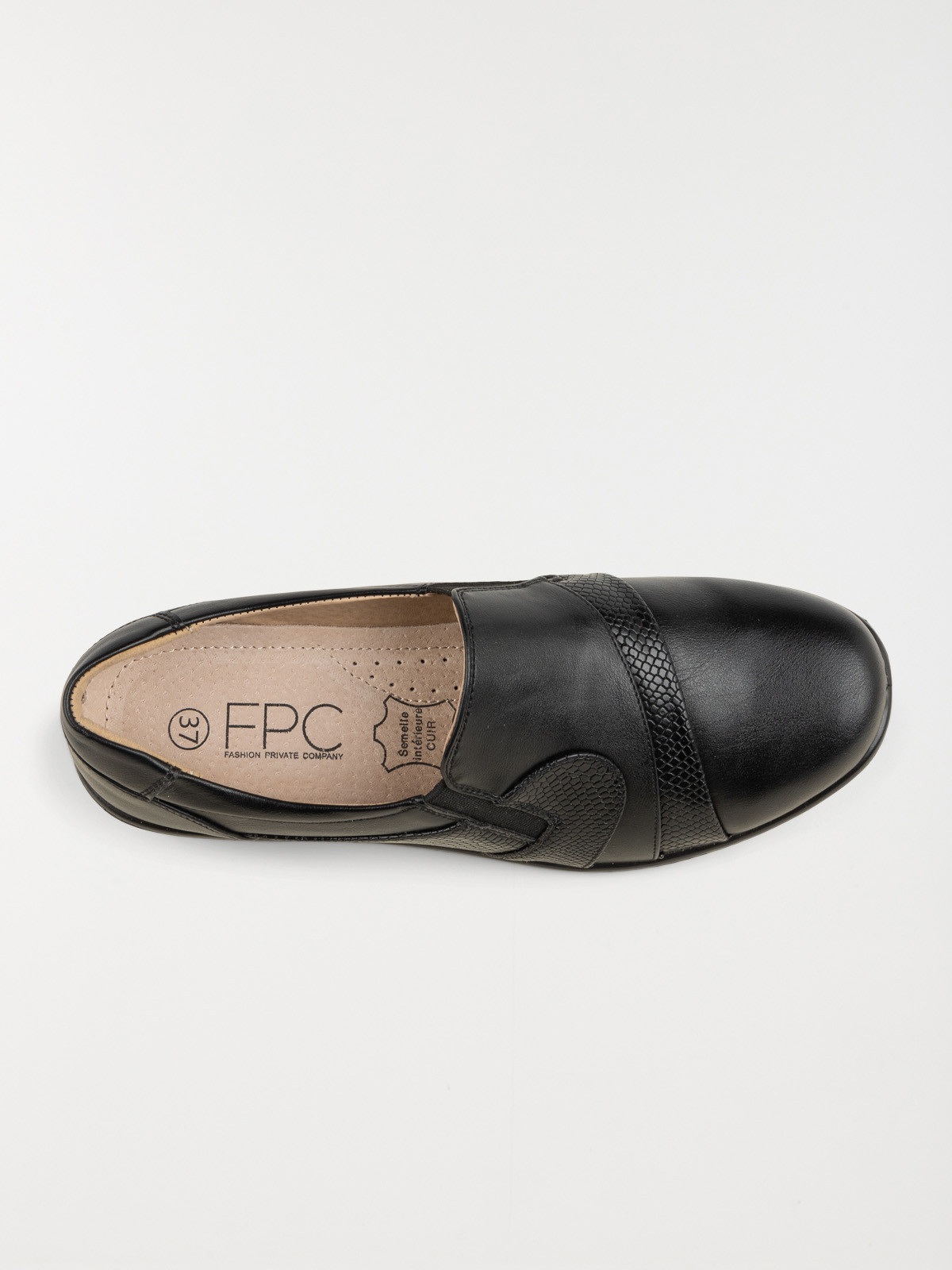 Chaussures conforts noires femme (36-41)