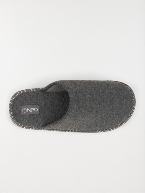 Chaussons gris homme (40-46) Chaussons gris homme (40-46)