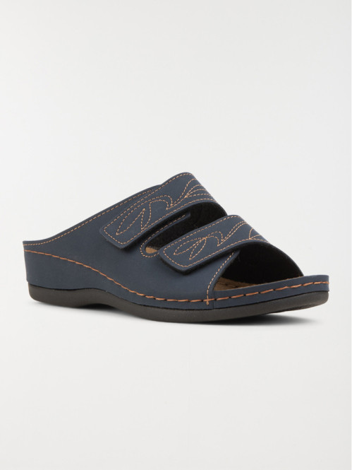 Mule confort navy femme...