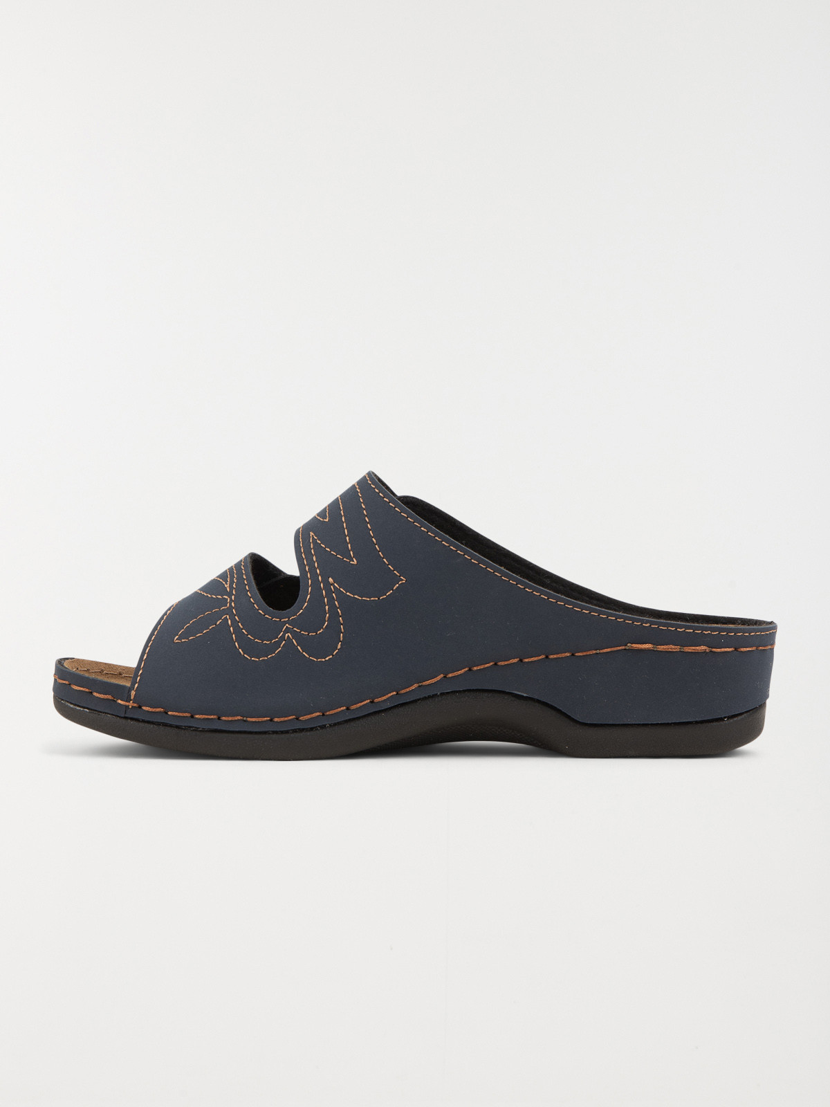 Mule confort navy femme (36-41)