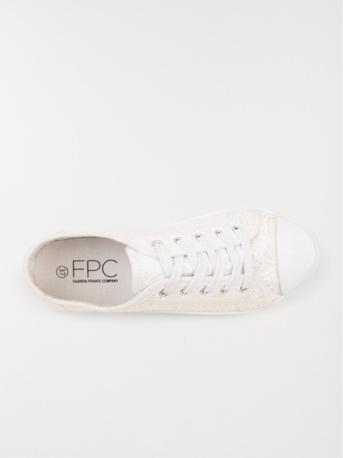 Tennis toile dentelle femme (36-42)