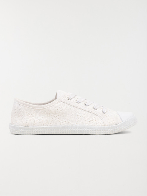 Tennis toile dentelle femme (36-42)