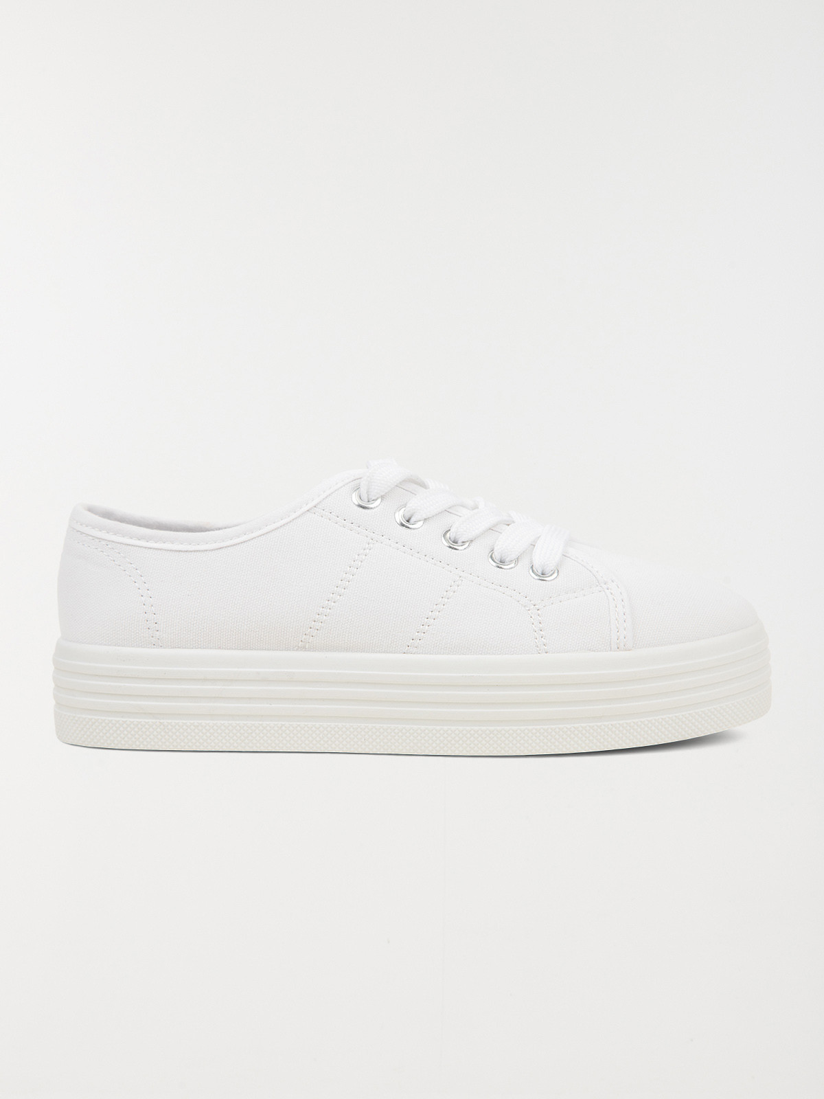Tennis plateforme blanche femme (36-41)