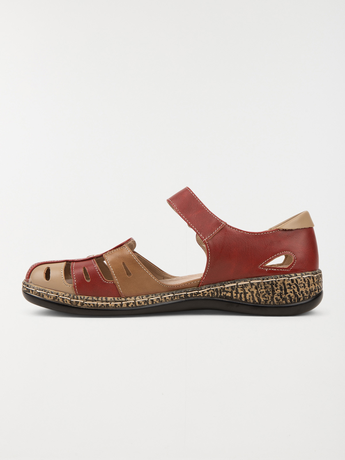 Chaussure confort femme rouge (36-42) Chaussure confort femme rouge (36-42)