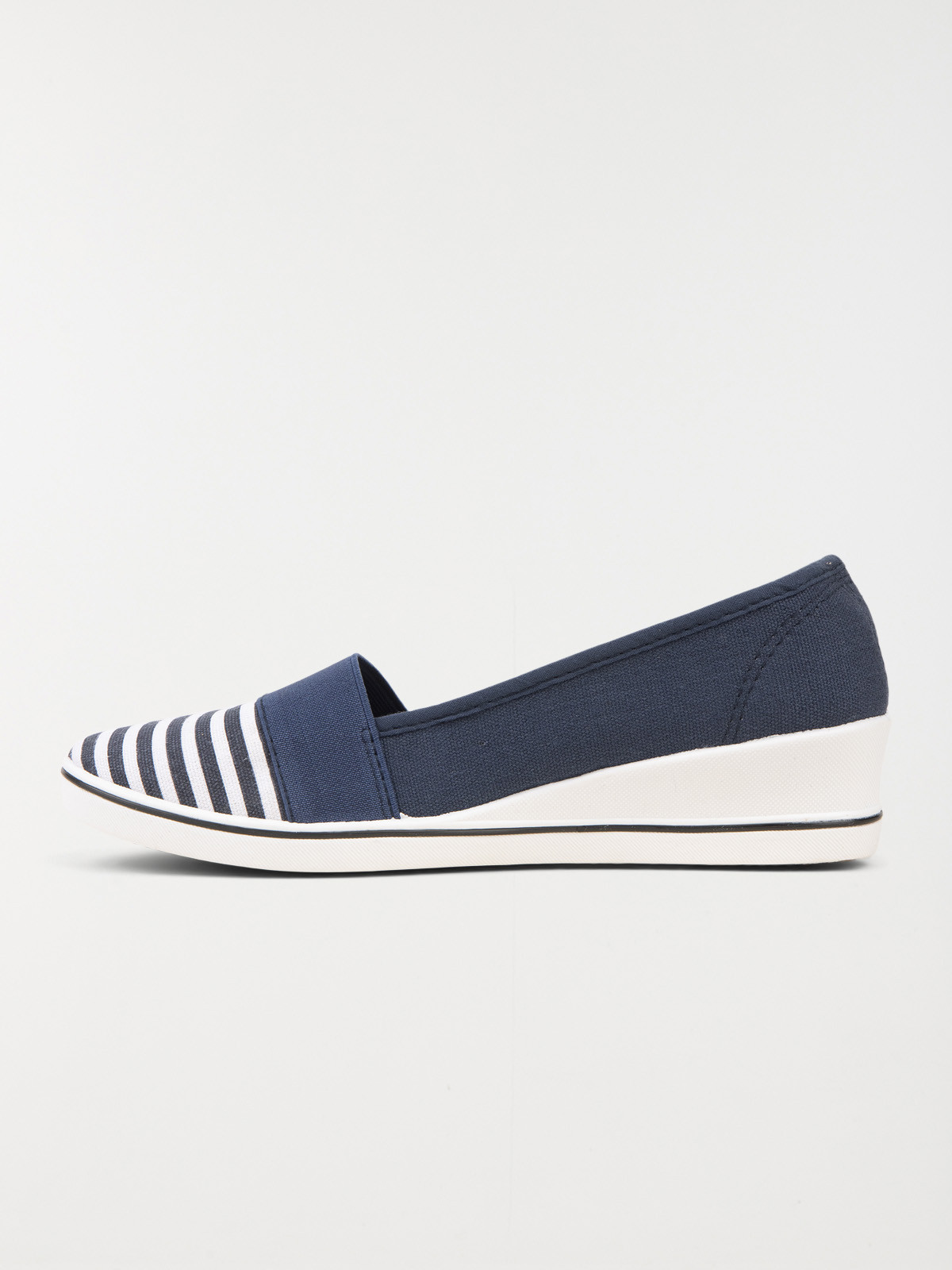 Ballerine compensée rayée femme (36-41) Ballerine compensée rayée femme (36-41)