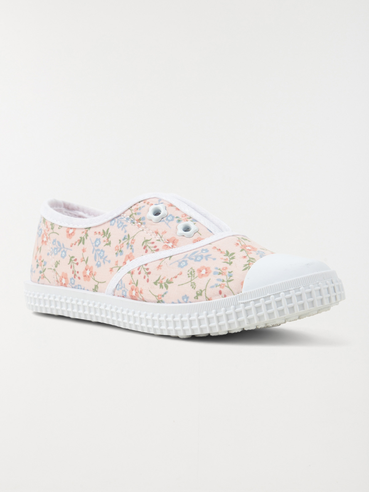Tennis en toile fleurie fille (24-30) Tennis en toile fleurie fille (24-30)