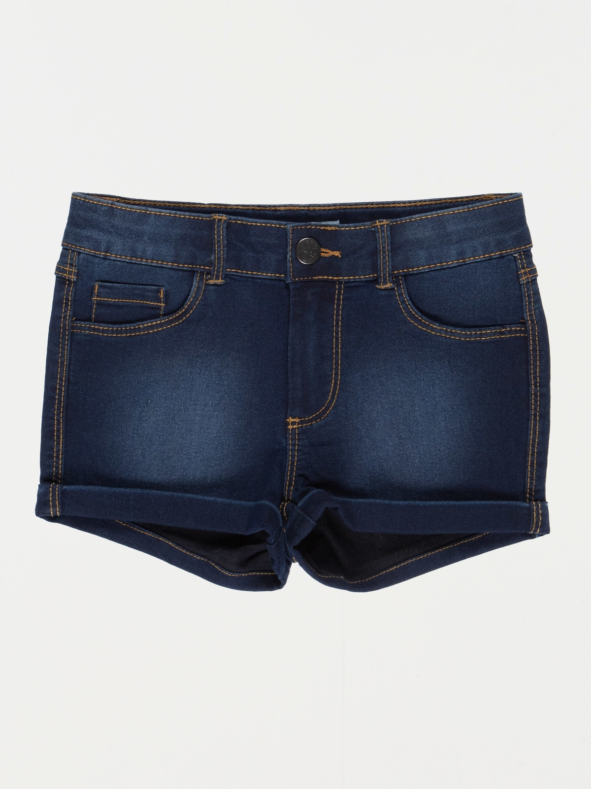 Short en jean basique brut fille (3-12A)