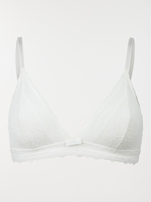 Soutien-gorge triangle ivoire (85A-95E)