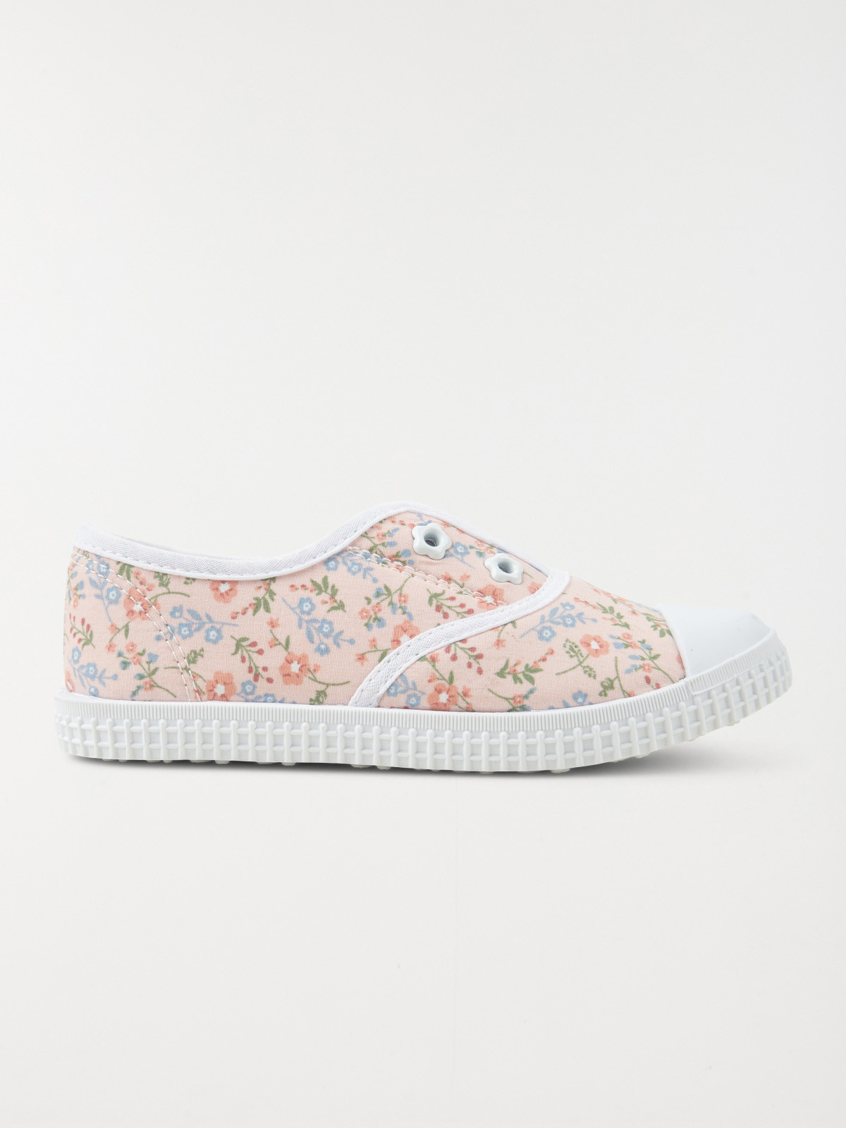 Tennis en toile fleurie fille (24-30)