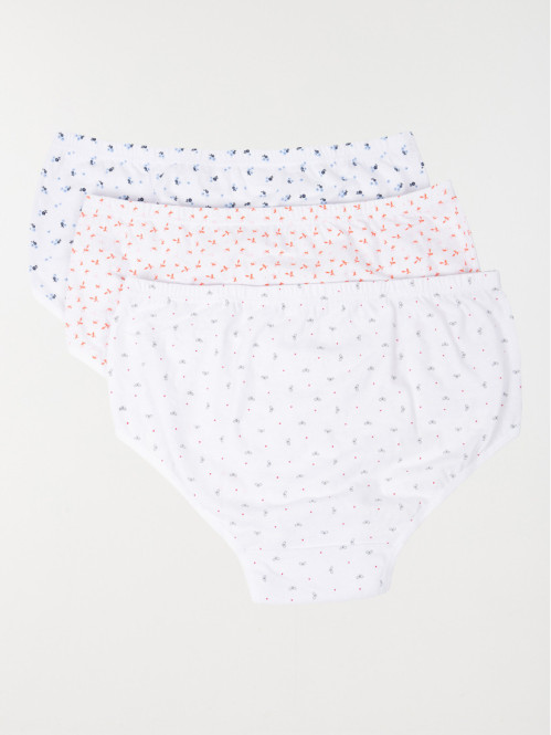 Lot de 3 culottes imprimées...