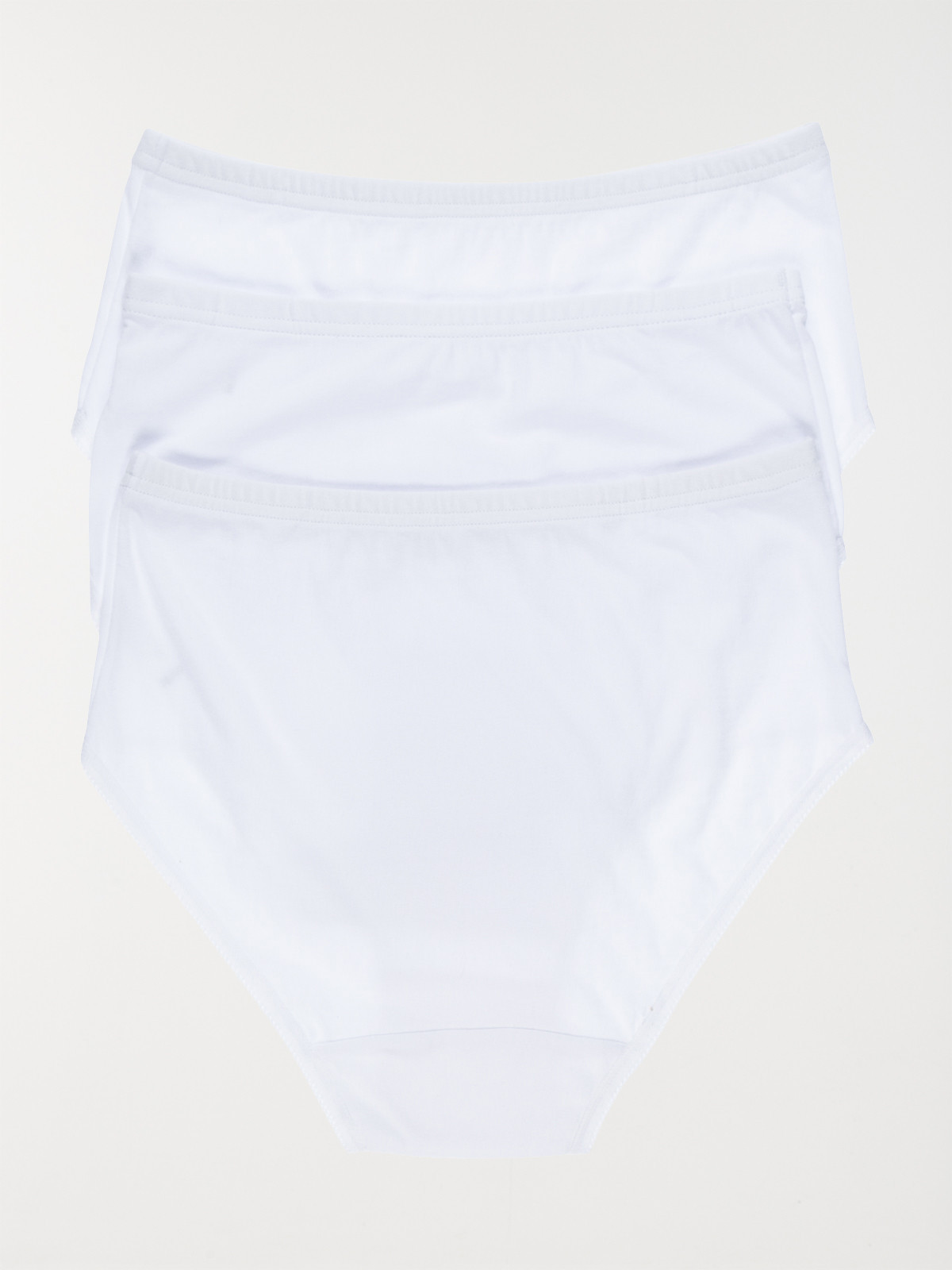 Lot 3 culottes taille haute blanc femme