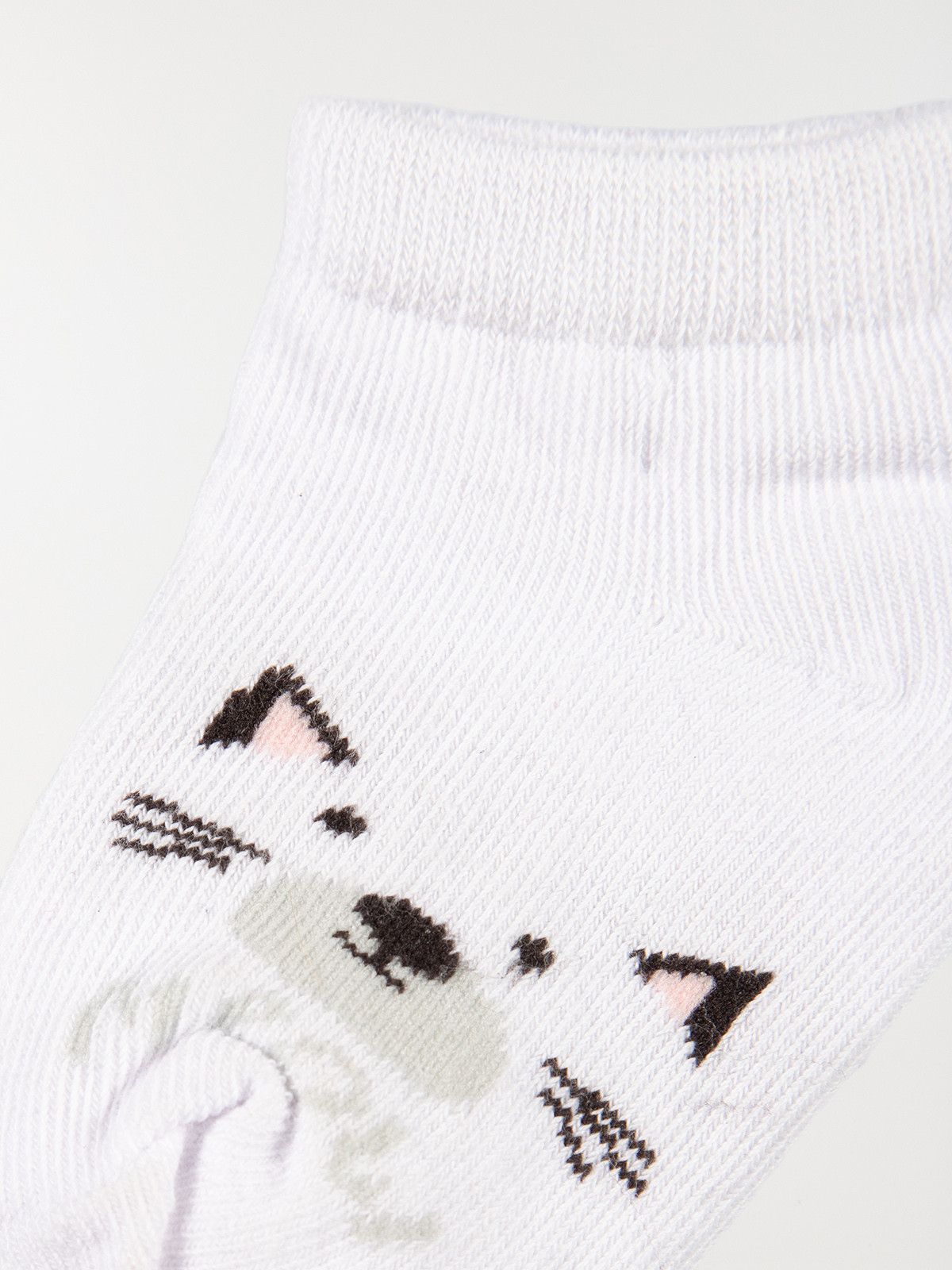 Lot de chaussettes motifs chats fille