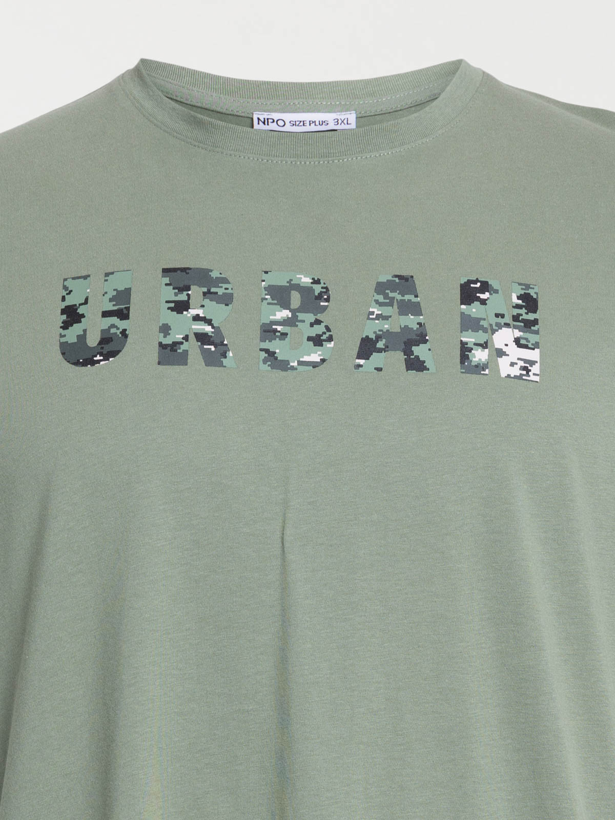 T-shirt vert camou grande taille homme T-shirt vert camou grande taille homme