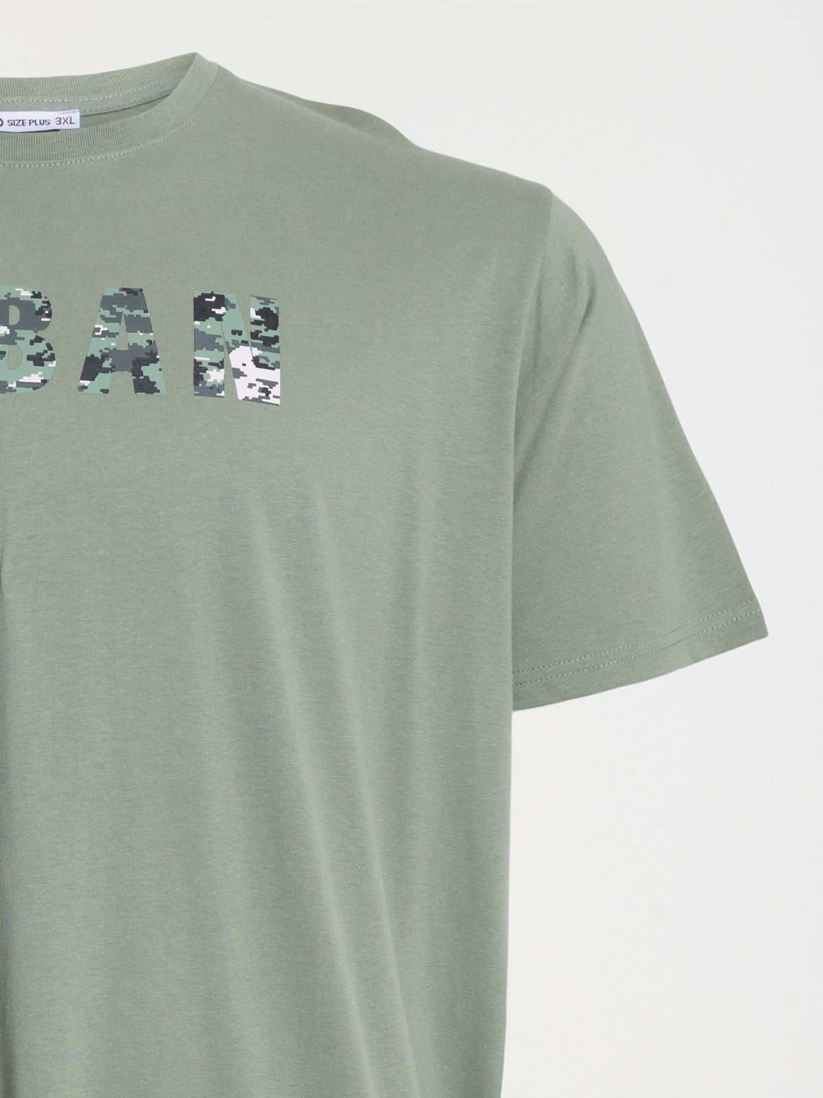 T-shirt vert camou grande taille homme T-shirt vert camou grande taille homme