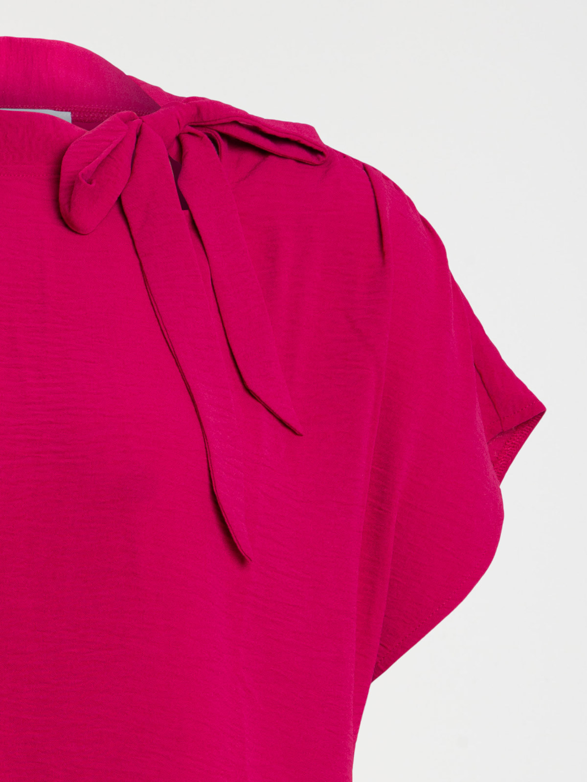 Blouse lavallière grande taille femme