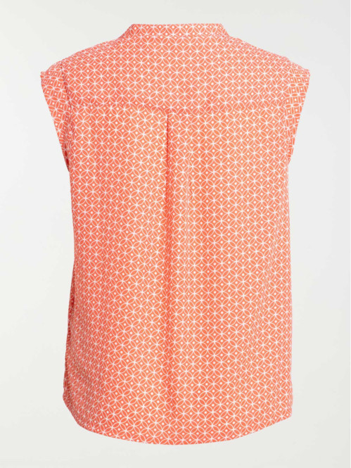 Blouse grande taille graphique femme