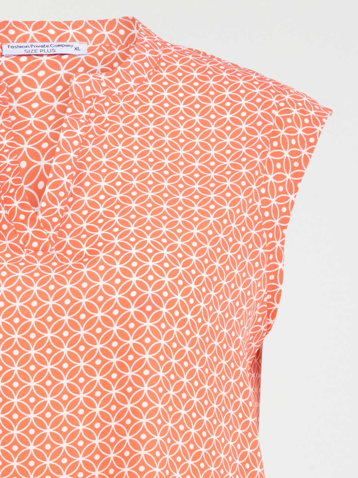 Blouse grande taille graphique femme