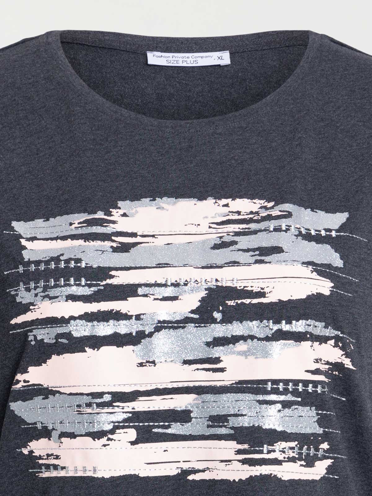 T-shirt graphique grande taille femme