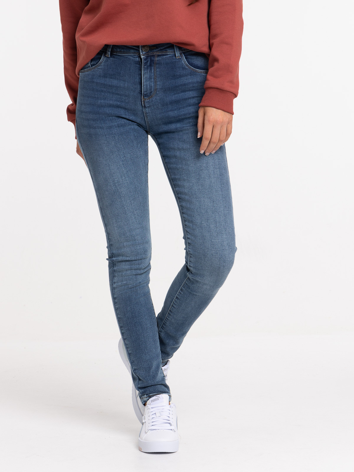 Jean push up skinny femme