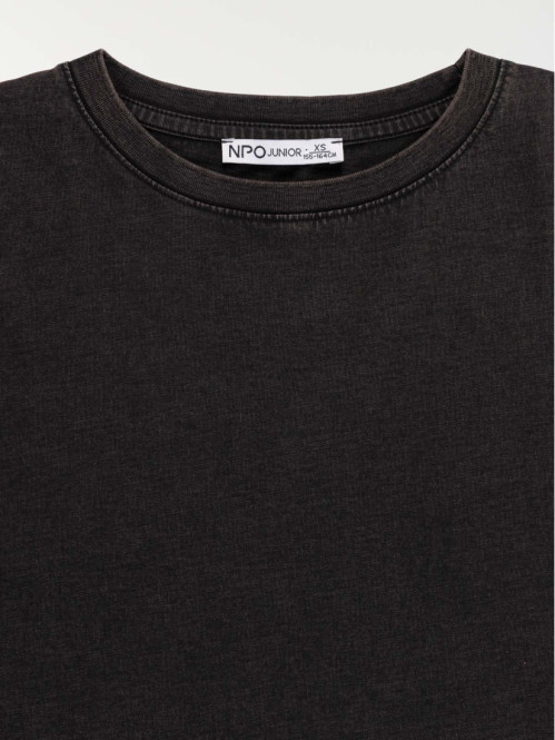 T-shirt noir garçon (XXS-M) T-shirt noir garçon (XXS-M)