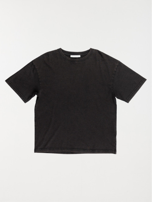 T-shirt noir garçon (XXS-M)