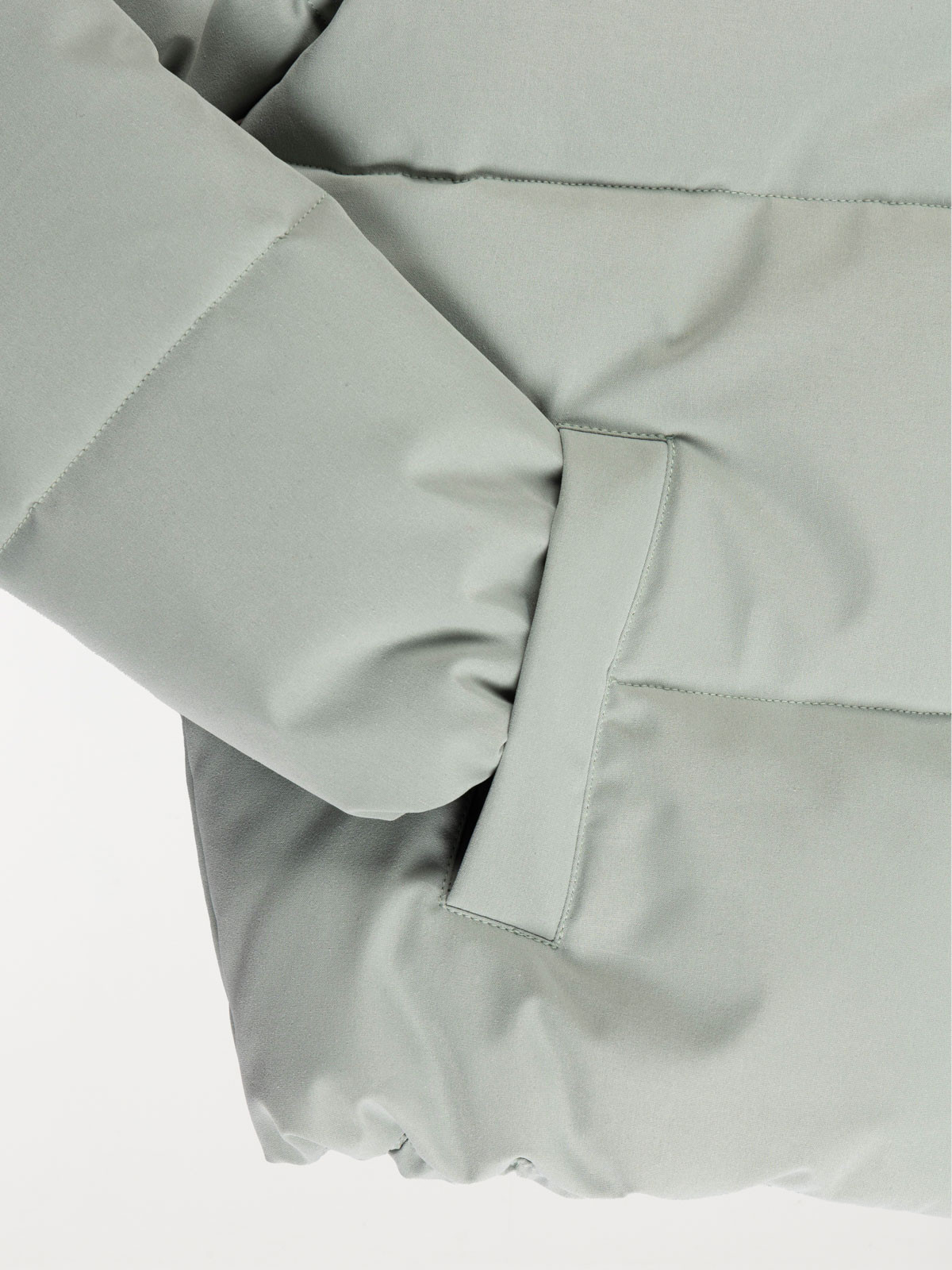 Doudoune bicolore capuche fille (XXS-M) Doudoune bicolore capuche fille (XXS-M)