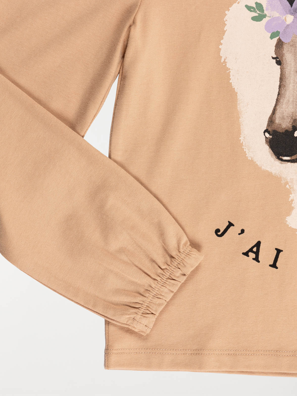 T-shirt motif poney fille (3-12A)