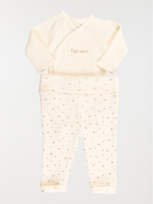 Ensemble body pantalon mixte (0-9 M)