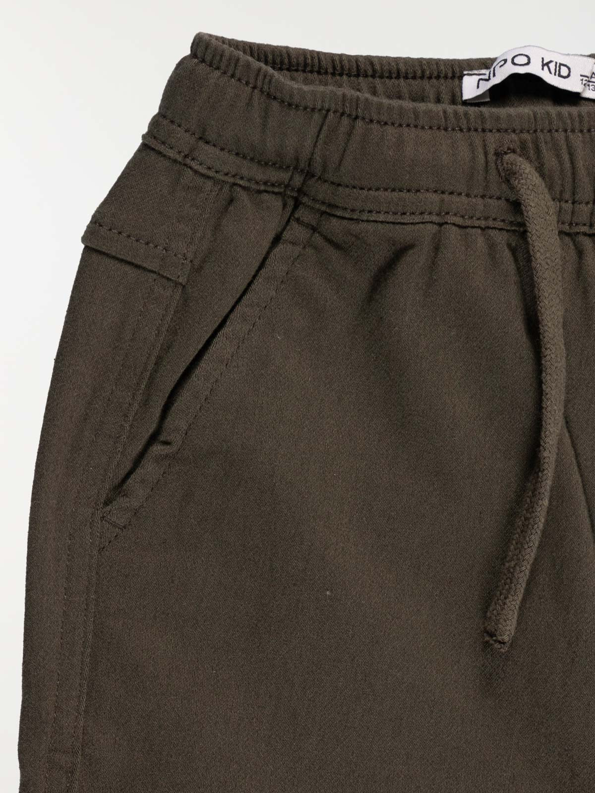 Pantalon garçon kaki (3-12A)