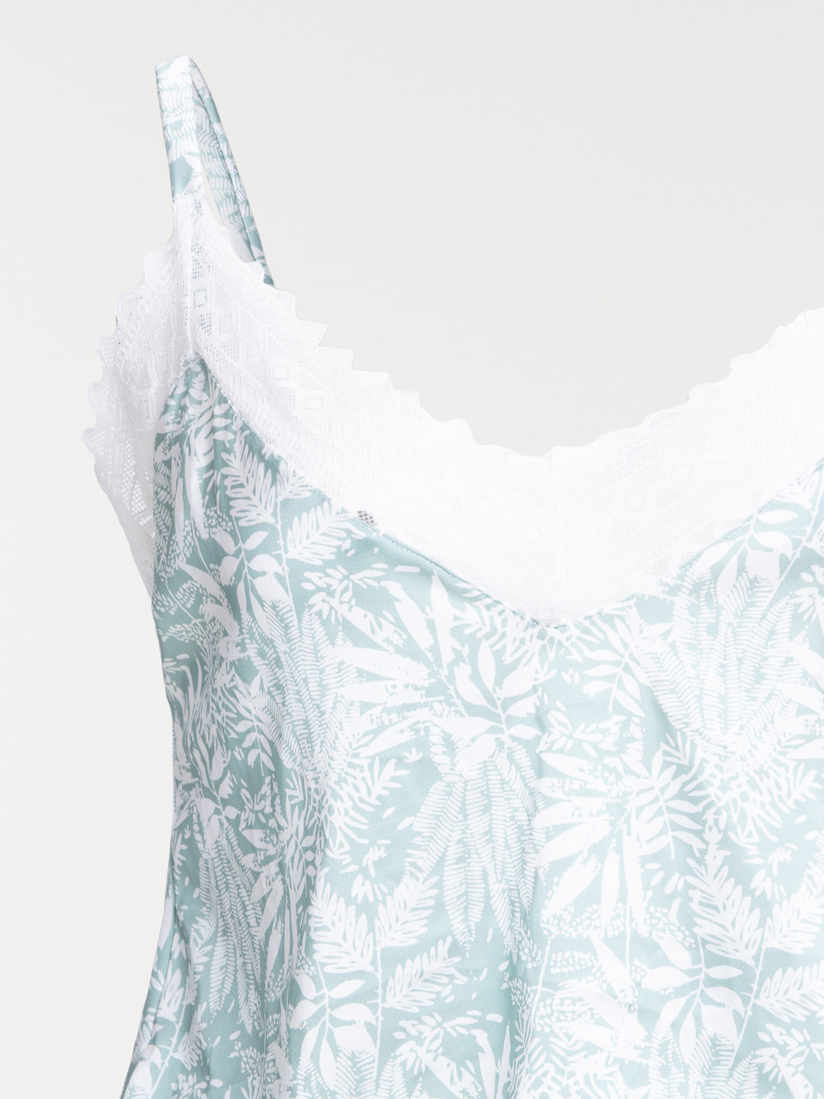 Pyjashort végétal grande taille femme Pyjashort végétal grande taille femme