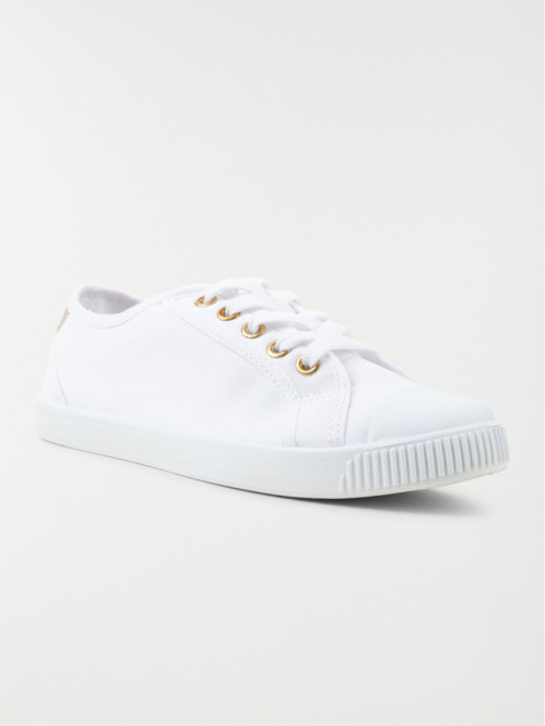 Tennis toile blanche femme (36-41) Tennis toile blanche femme (36-41)