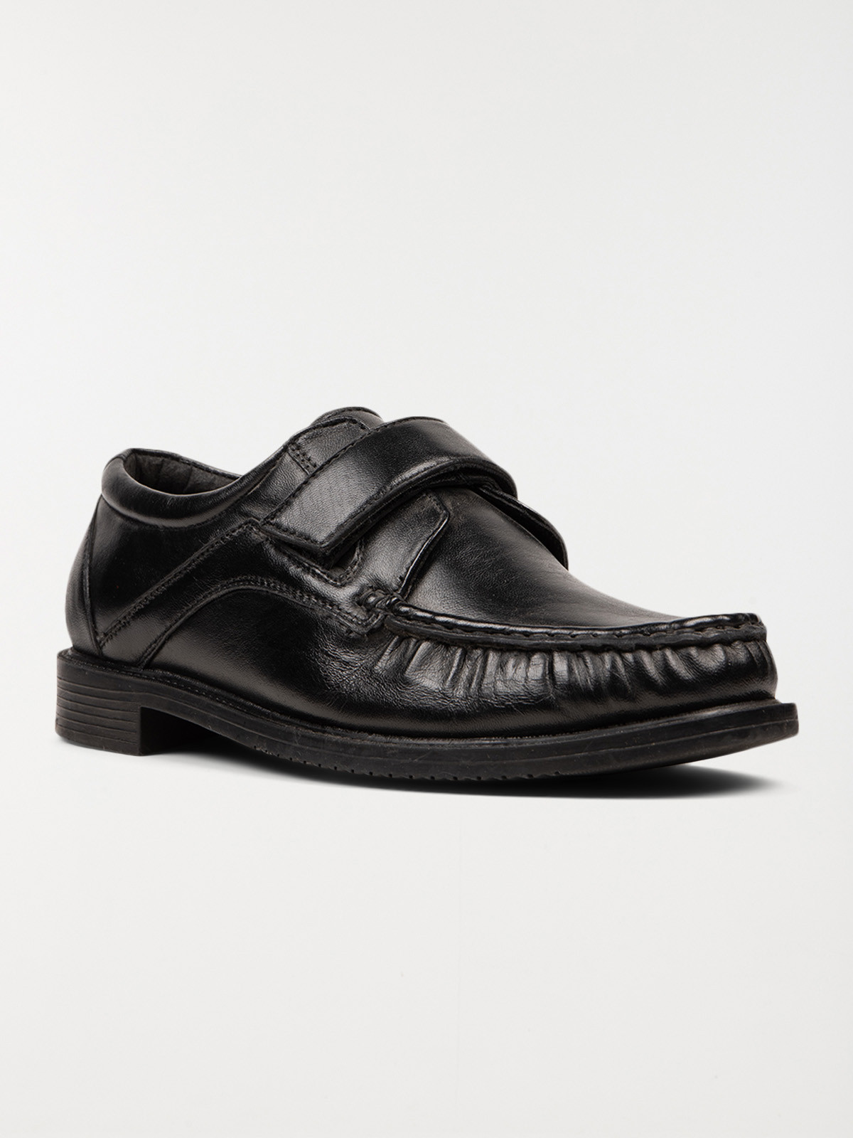 Mocassins noirs à scratchs homme (40-46) Mocassins noirs à scratchs homme (40-46)