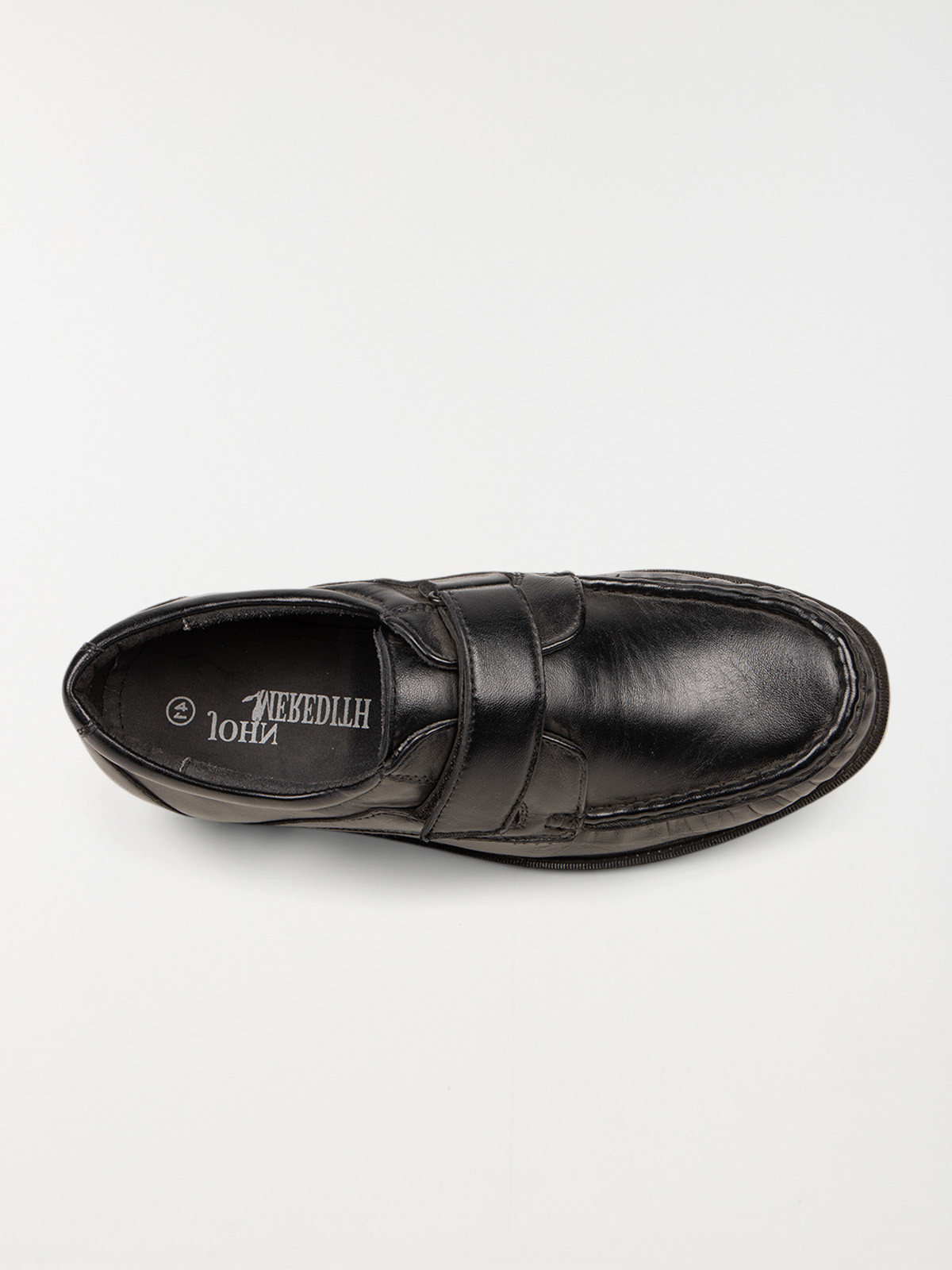 Mocassins noirs à scratchs homme (40-45) Mocassins noirs à scratchs homme (40-45)