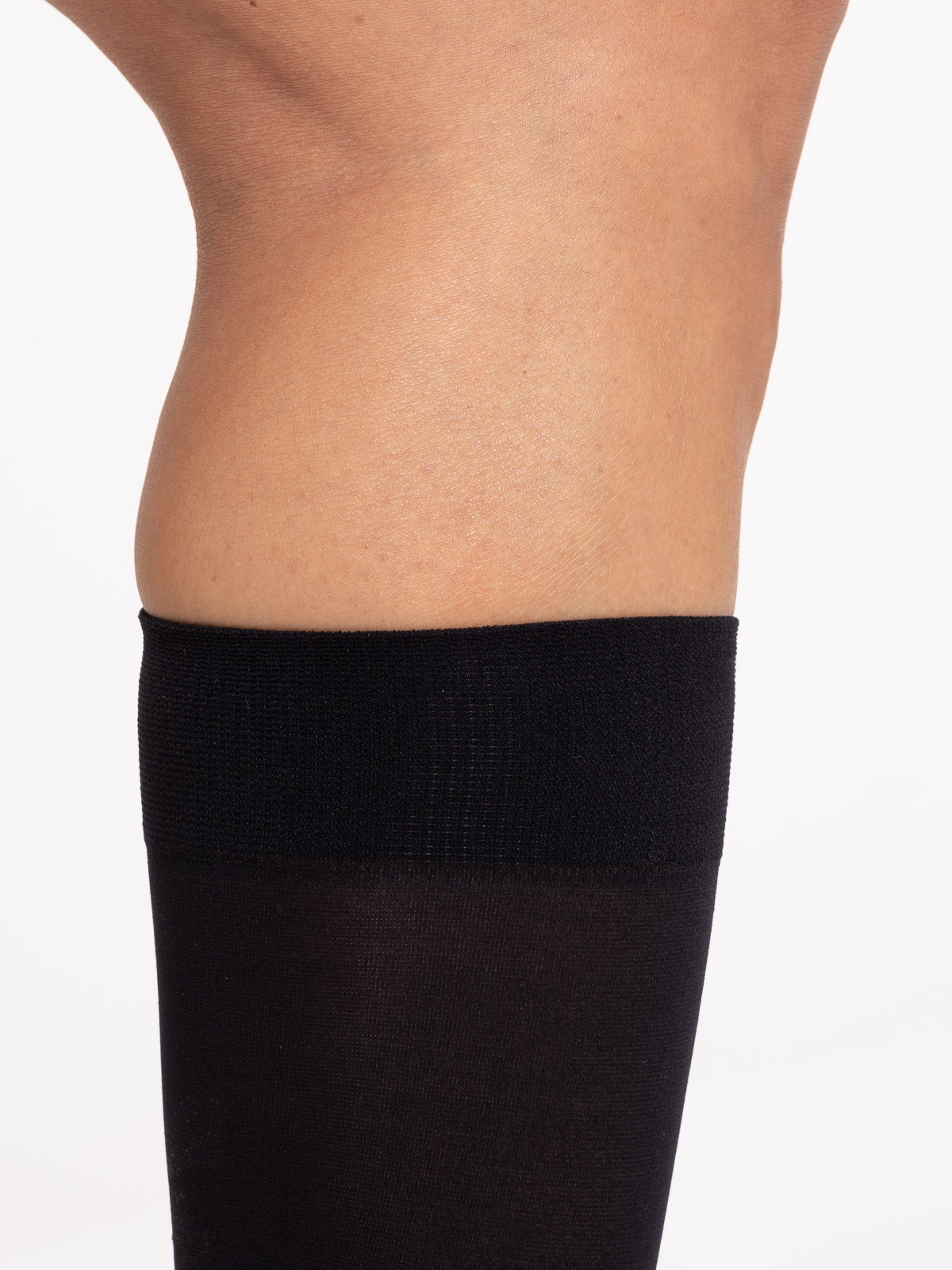Mi-bas noir 40D femme