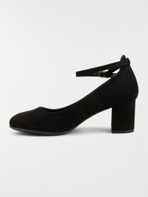 Escarpin bride noire femme...